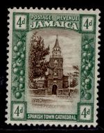 JAMAICA GV SG83, 3d myrtle-green & blue, M MINT.