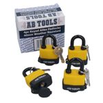 40mm Keyed Alike Padlocks Security Locks Weather Resistant + Waterproof