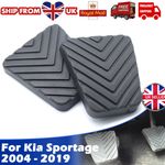 2pcs For 2004 - 2019 Kia Sportage Rubber Brake Clutch Pedal Pad Cover 3282536000