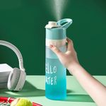 Sport Spray Water Bottle Portable Outdoor Sunny Color Capacity Drinking Cup UK