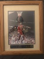Autographed Michael Jordan Photo With Nameplate And COA
