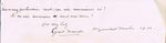 VICTORIAN 1900 AUTOGRAPH: CYRIL MAUDE: ACTOR & HAYMARKET THEATRE MANAGER: DISCOU