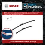 2x Wiper Blades (Pair) Flat Aero type AR141S 3397014141 Bosch Aerotwin Retrofit