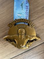 Virtual Challenge Motivational Swimming Medal 1km 2km 5km 10km
