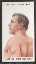 OGDENS-PUGILISTS & WRESTLERS 1908 (BOXING 1ST SERIES)-#16- GEORGES HACKENSCHMIDT
