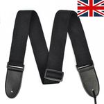 Adjustable Bass Guitar Strap Leather Padded Belt for Electric Acoustic Guitar UK