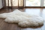 Sheepskin Rug Genuine Ivory Real Luxury British Throw Eco Pelt X-Large!! 120cm++