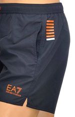 EA7 Emporio Armani  Swim Shorts ( Orange Logo )