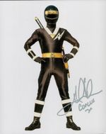 Mighty Morphin Power Rangers Autograph Alan Palmer Corcus Hand Signed Photo COA