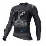 Alpinestars Ladies Women's Stella Bionic Action V2 Armour Jacket (Black/Cyan)
