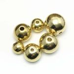 Solid Brass Round Metal Loose Beads Gold 4mm 5mm 6mm 8mm 10mm 12m 14m 16mm 18mm