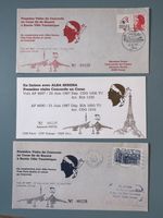 Concorde - 2 Envelopes 1er Flight Paris Etching/Concorde IN Corsica Island of