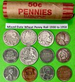 HUGE U.S. COIN COLLECTION LOT 60+ COINS STEEL PENNIES INDIAN HEAD BUFFALO NICKEL