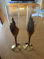 Disneyland Paris - Unbreakable champagne glass x 2 GOLD