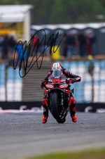 MARCHO BEZZECCHI Signed Autograph PHOTO Gift Pre Print SUPERBIKES MotoGP