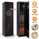 6 Gun Cabinet Safe Rifle Firearm BS7558/92 Police Approved Lockable Heavy Steel