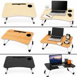 Foldable Laptop Table Bed Sofa Tray Portable Desk Notebook Stand Work Breakfast