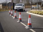 RED  ONE PIECE TRAFFIC CONES - HEAVY DUTY 750 MM HIGH 5 TO 200 PACK SIZES