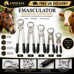 EMASCULATOR VETERINARY BLOODLESS CASTRATION BURDIZZO CASTRATOR AVAILABLE 5 SIZES