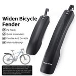 WEST BIKING 26-29inch Mountain Bike Bicycle Widen Front Rear Fender Set Mudguard