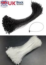 3'' 5'' 7'' Hang Tag Nylon String Snap Lock Pin Loop Fastener Hook Tie Saver Bag
