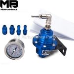 Fuel Pressure Regulator & Gauge for Subaru Impreza WRX - Blue