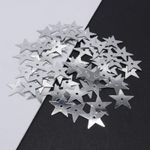 2000 Silver 14mm Flat Star Loose sequins Paillettes Sewing Wedding Craft