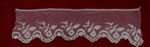 Brussels bobbin lace applique Short border study piece or decor