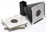 14cm Card Funnel Target Holder Pellet Trap + 100 Targets For Air Rifle/Airsoft
