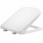 Soft Close Square Toilet Seat Quick Release Anti-Bacterial Adjustable Duty UK