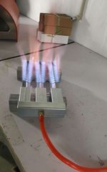 3 Bar BBQ Chinese Wok Cooker Burner Commercial Natural Gas **Graded Stock**