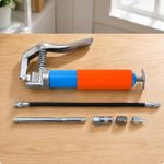 Grease with Flexible and Rigid Nozzles Sturdy Lubrication Tool Heavy-Duty