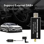 DAB+ Digital USB Radio Receiver Box Amplified Aerial Antenna for Android Stereo