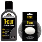 T-Cut Color Fast Grey Ceramic Wax Polish Scratch Remover 500ml + Applicator