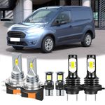 For Ford Transit Connect Led Headlight 2013-2021 White High Low Side Light Bulbs