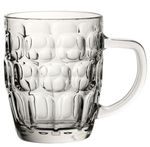 Pint Beer Mug Tankard Utopia Glass Beer 1pt to Brim Dimple Mug