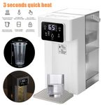 3L Instant Hot Water Dispenser Portable Water Tank w/ 12 Temperature Adjustable