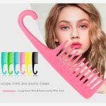 Hairdressing Salon Wide Tooth Detangling Large Shower Comb Detangler Wet Hair UK