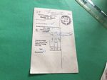 Ireland Parcel post 1959 Docket C customs dues Docket  A15388