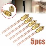 1-Set 5 pcs Access & Service Valve 1/4" for A/C/Refrigeration 2" copper tube