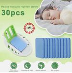30-90PCS Mosquito R-epellent Tablets Sheet Anti Mosquito Pest Indoor Non-toxic