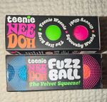 Teenie NeeDoh Fuzz Ball and Teenie Groovy Glob Multicolor 3-Pack