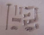 P&D Marsh N Gauge N Scale sample pack contains 6 castings all need painting