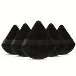 3/5/6Pcs Triangle Velvet Powder Puff Soft Face Makeup blender UK Seller