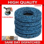 Poly Strip Wheels Discs Paint Rust Removal Clean Angle for Grinder Discs 4.5" UK