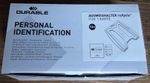 Durable Enclosed Security Pass ID Card Holder for Lanyards 54x87mm Pack of 10