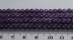 20 x 4mm amethyst round beads - beads for jewellery & crafts