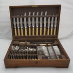 PEMBURY Design Mappin & Webb Silver Service 48 Piece Canteen of Cutlery Set