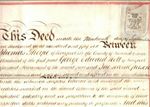 GB REVENUES Liverpool VR CYPHER STAMP ERROR? 1856 Deed £1/15s {samwells}MAL73