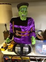 RARE GEMMY FRANKENSTEIN HALLOWEEN LIFESIZE 5' SINGING DANCING PARTY MONSTER 2004